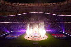 Ceremoniál před semifinále MS 2022 Argentina - Chorvatsko