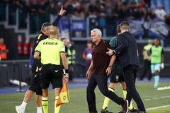 José Mourinho v Serii A, utkání AS Řím - Atalanta