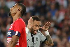 Neymarova oslava pátého gólu