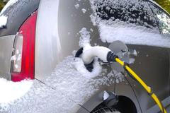 Elektromobil v zimě