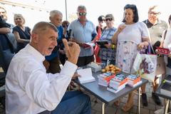 Andrej Babiš, meeting Břeclav, obytňák, karavan, kampaň