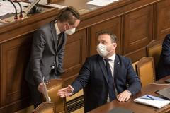 Poslanecká sněmovna - hlasování o důvěře vládě - Marian Jurečka, Ivan Bartoš