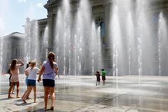 horko vedro počasí rekord teplo léto prázdniny koupání