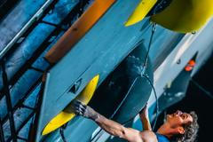 Adam Ondra při SP v Chamonix