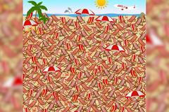 Dokážete v optické iluzi najít lyže za méně než 28 sekund? Pak jste rekordmanem