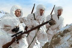 Rusko, SSSR, kolorované fotografie, Druhá světová válka, historie, válka, vojáci, voják