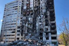 Charkov, Ukrajina, invaze, ostřelování