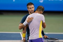 Borna Čorič a Rafael Nadal, Cincinnati 2022