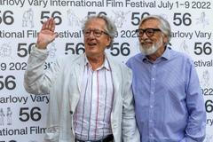 MFF Karlovy Vary 2022, Geoffrey Rush, Jiří Bartoška