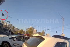 Ukrajinští policisté sestřelili přilétající dron