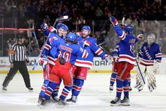 NHL: New Jersey Devils at New York Rangers