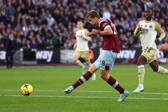 Premier League - West Ham United v Leicester City, Tomáš Souček