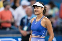 Emma Raducanuová po výhře nad Serenou Williamsovou v Cincinnati 2022