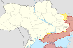 Mapa postupu ukrajinské protiofenzivy