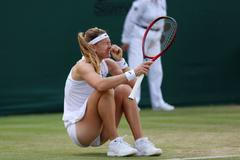 Marie Bouzková poprvé v kariéře postupuje do čtvrtfinále grandslamu, Wimbledon 2022