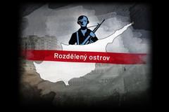 grafika - Rozdělený Kypr