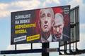 Babiš Putin billboard