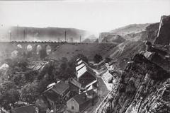 Pražský Semmering, Smíchov, Historie, železnice