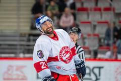 Zbyněk Irgl při exhibičním utkání v Třinci