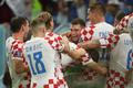 fotbal, MS 2022, Japonsko - Chorvatsko, radost Chorvatska
