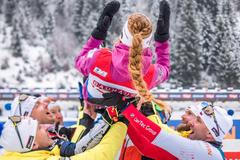 Davidová znovu létala vzduchem. Tak oslavila nejlepší výsledek kariéry ve stíhačce