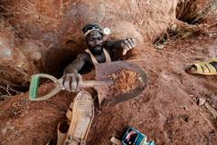 afrika těžba zlato