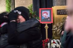 Petr Hošek - Plexis - pohřeb, rozloučení, Krematorium Strašnice, punk