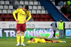 fotbal, Fortuna:Liga 2022/2023, Olomouc - Sparta, Martin Minčev, Lukáš Haraslín