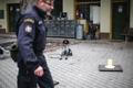Výcvik policejních psů na hledání výbušnin, tzv. pyropsů