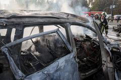 Rusko v pondělí ráno zaútočilo na Kyjev a další ukrajinská města.