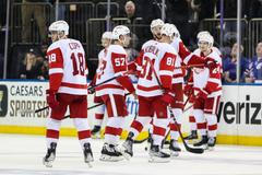 NHL: Detroit Red Wings at New York Rangers