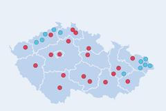 Mapa CR Vysledky voleb 30. mest 2 kolo.png