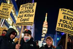 policejní protest v usa