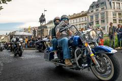 Harley Days Praha, září 2022, jízda Prahou