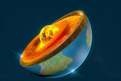 Země planeta jádro obla