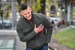 srdce, infarkt, ilustrační