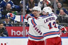 NHL: New York Rangers at Toronto Maple Leafs, Filip Chytil