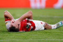 Stanislav Tecl v zápase EKL Slavia Praha - Sivasspor