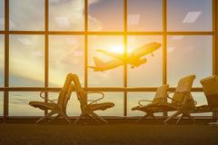 Letadlo, letiště, odlet, ilustrační foto