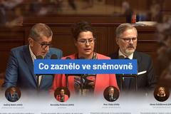 Co zaznělo ve sněmovně