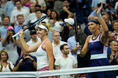 US Open 2022, 4. den (Linda Nosková, Lucie Hradecká)