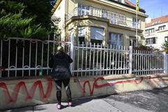 Ukrajinská ambasáda barva