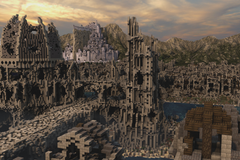 Minecraft, Středozem, Pán prstenů, Middle earth, MCME, Tolkien