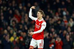 Martin Odegaard, Arsenal - Manchester United