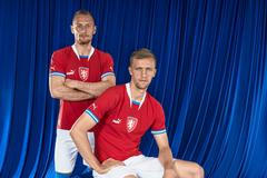fotbal, reprezentace, ČR, nové dresy, Vladimír Coufal, Tomáš Souček