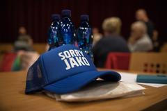 Andrej Babiš na besedě v Mladé Boleslavi před prezidentskými volbami, mýting, kampaň, ANO