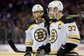David Pastrňák a Patrice Bergeron, Boston Bruins