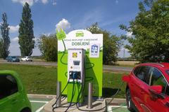 Dobíjení elektromobilů Lidl zdarma