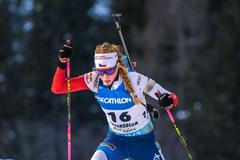 biatlon, SP 2022/2023, Anterselva, stíhací závod, Markéta Davidová