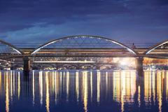 železniční most, Výtoň